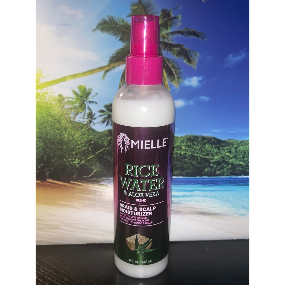 Mielle Rice Water Aloe Vera Blend Braid Scalp Moisturizer Spay 8 oz